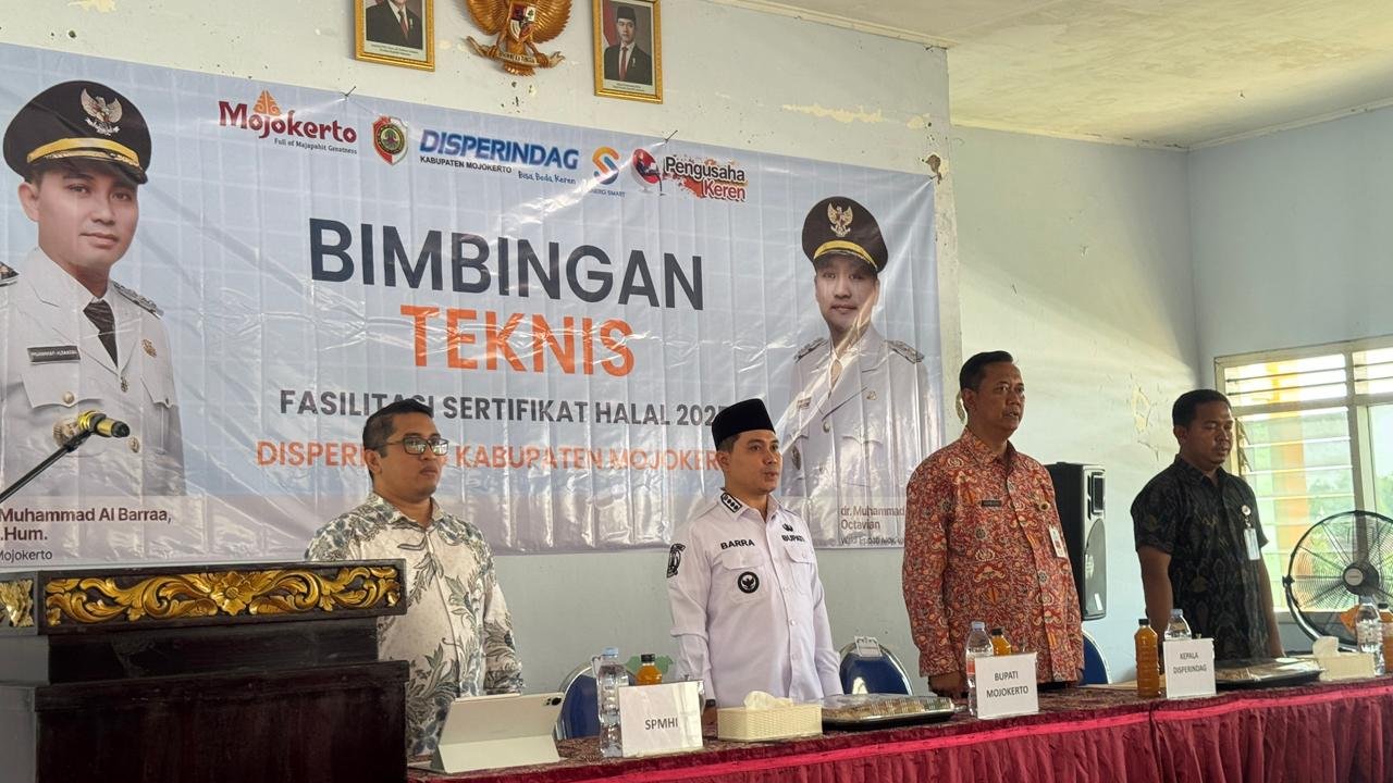 Perkuat Daya Saing Industri Lokal, Pemkab Mojokerto Fasilitasi Sertifikasi Halal Gratis Untuk IKM