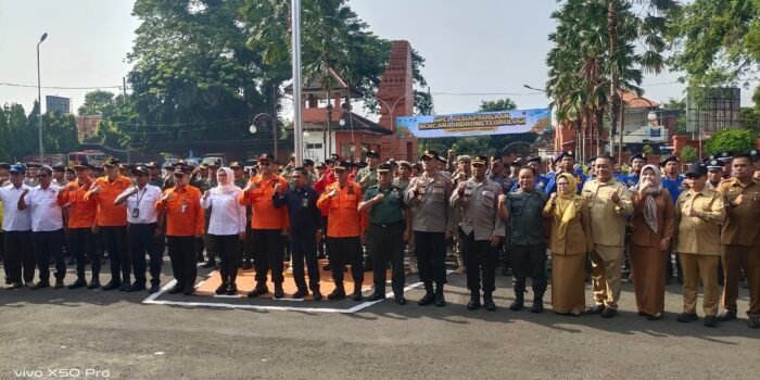Pemkab Mojokerto Gelar Apel Kesiapsiagaan Bencana Hidrometeorologi, Antisipasi Potensi Bencana