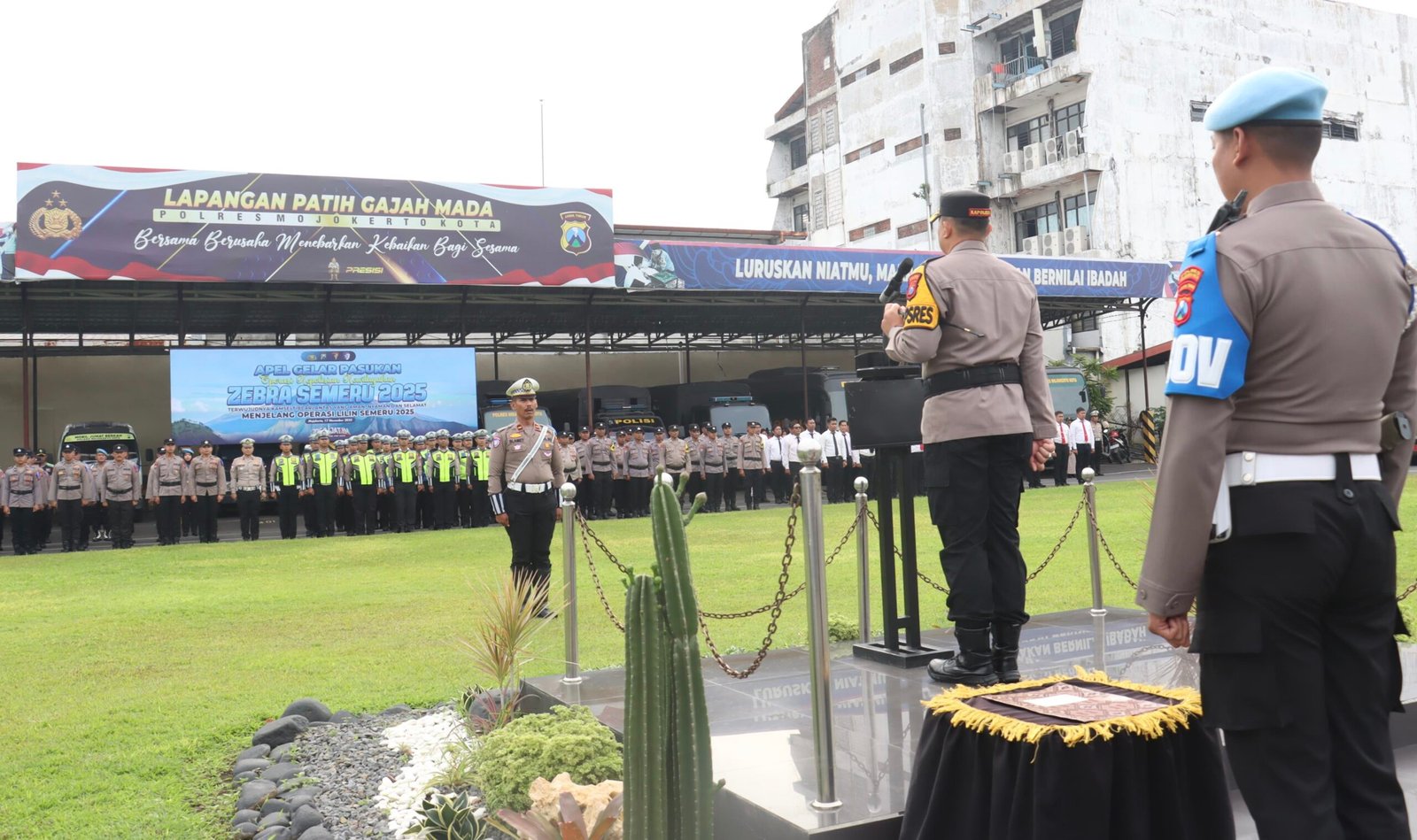 Kedepankan Langkah Preemtif dan Edukatif, Kapolres Pimpin Apel Gelar Pasukan Ops Zebra Semeru 2025