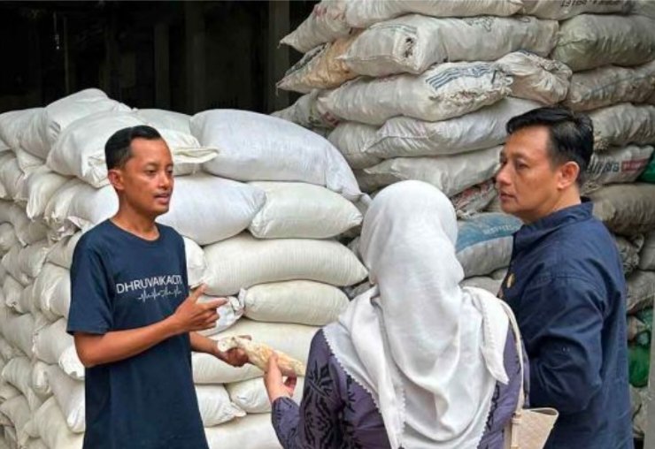 Perkuat Ketahanan Pangan Desa, Komisi II DPRD Mojokerto Pelajari Sentra Tepung Gaplek Kediri