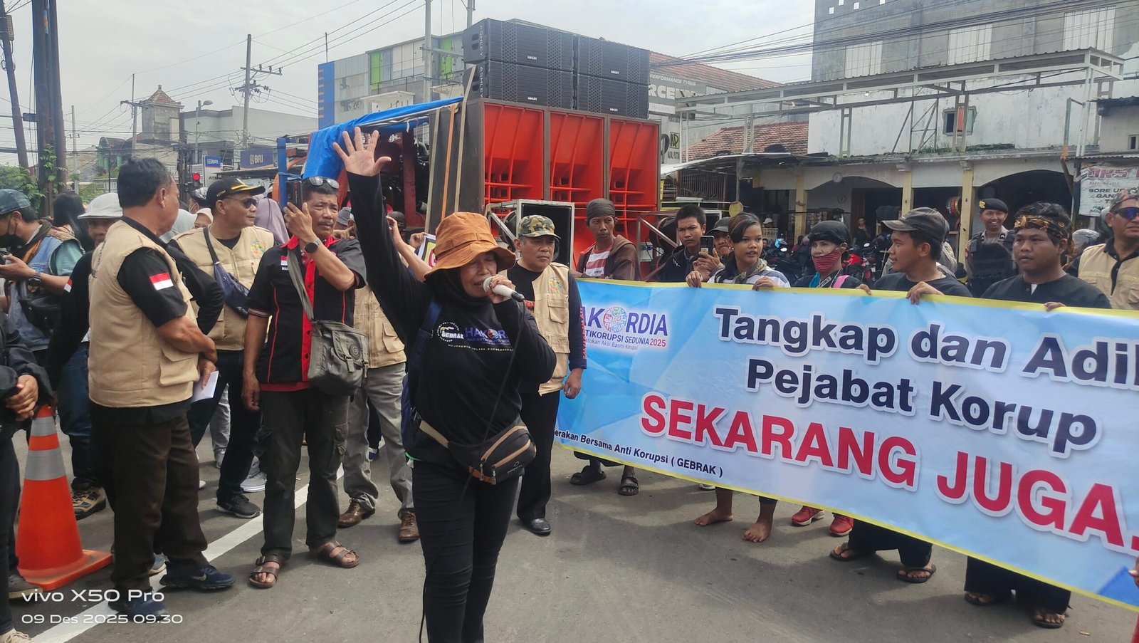 Peringati Hari Anti Korupsi Gebrak Gelar Unras & Mimbar Bebas