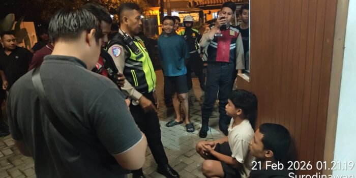 Awal Ramadhan, Polres Mojokerto Kota Bersama Warga Gagalkan Tawuran dan Perang Sarung