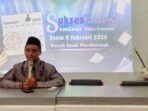 Ketua PWMR, Jayak Mardiansyah saat menyampaikan materi seminar Success Mode On
