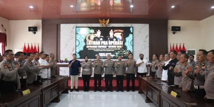 Implementasikan Kesiapan Pengamanan Hari Raya Idul Fitri, Polres Mojokerto Kota Gelar Latpraops Ketupat 2026