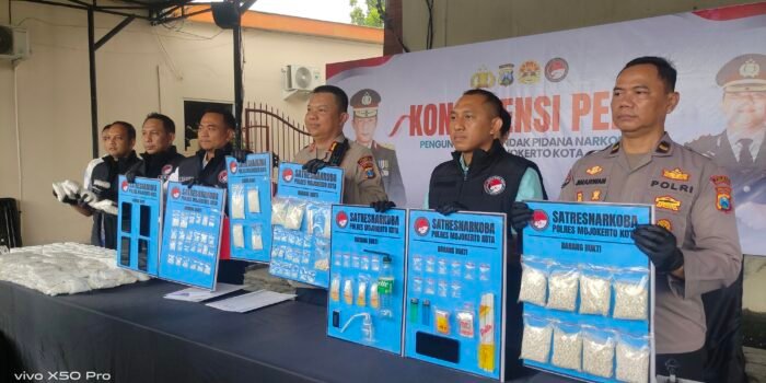 Terselamatkan 117 Ribu Jiwa, Narkoba Senilai 1 M Diungkap Polres Mojokerto Kota