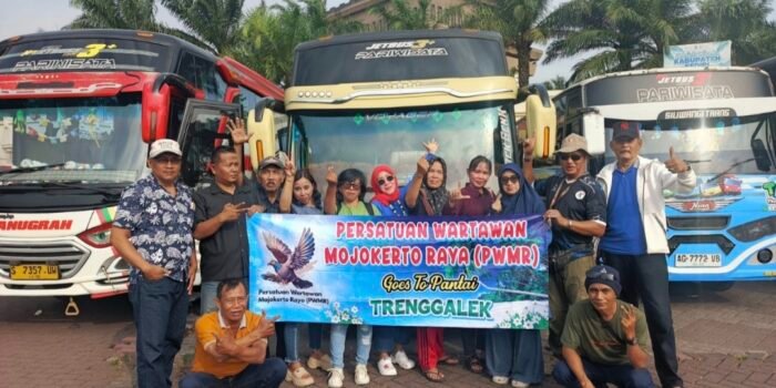 Persatuan Wartawan Mojokerto Raya Susuri Pesisir Trenggalek Lewat Press Tour 2026