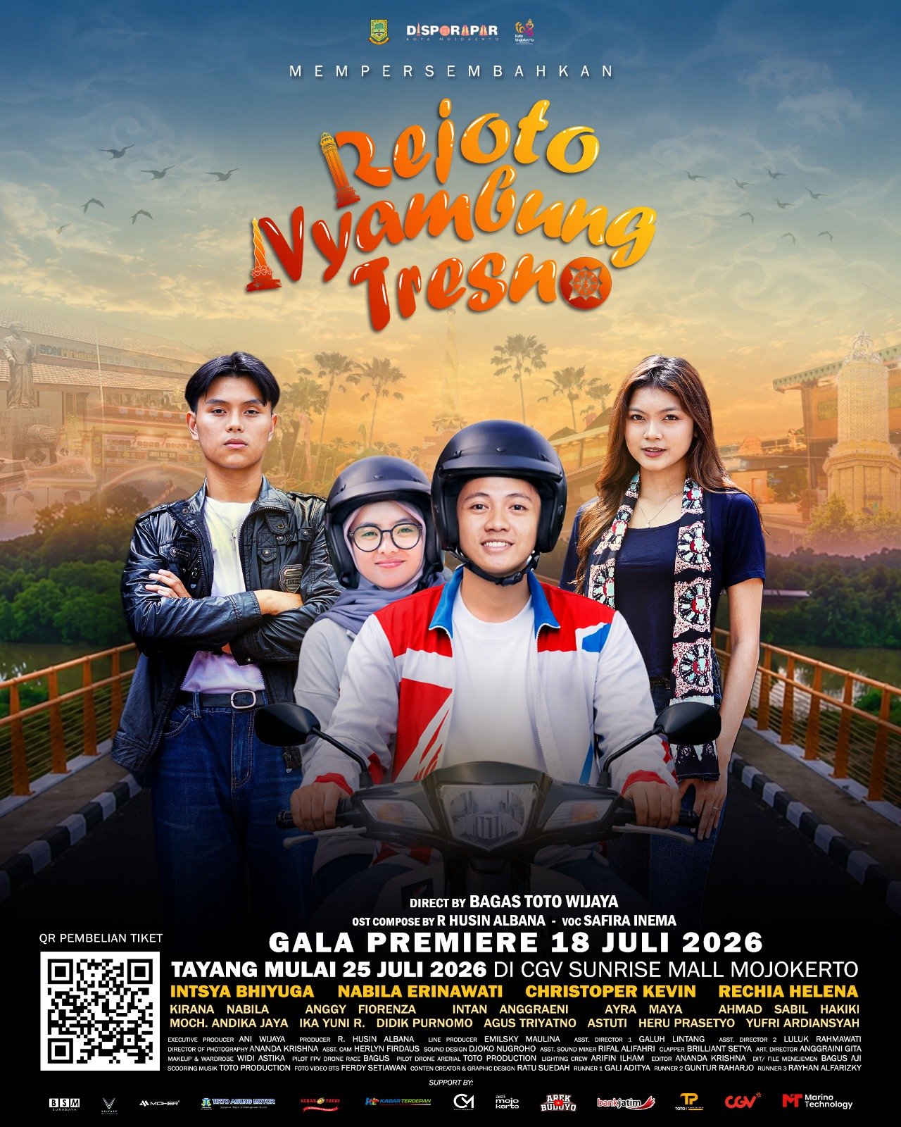 Film "Rejoto Nyambung Tresno" Tayang di CGV 25 Juli, Wali Kota Mojokerto Ajak Warga Dukung Karya Lokal