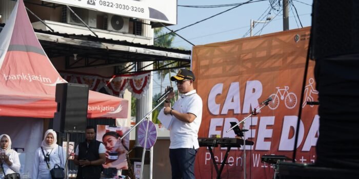 Dua Kali Sebulan, CFD Peken Wilwatikta di Jalan R.A Basoeni Digelar Pemkab Mojokerto