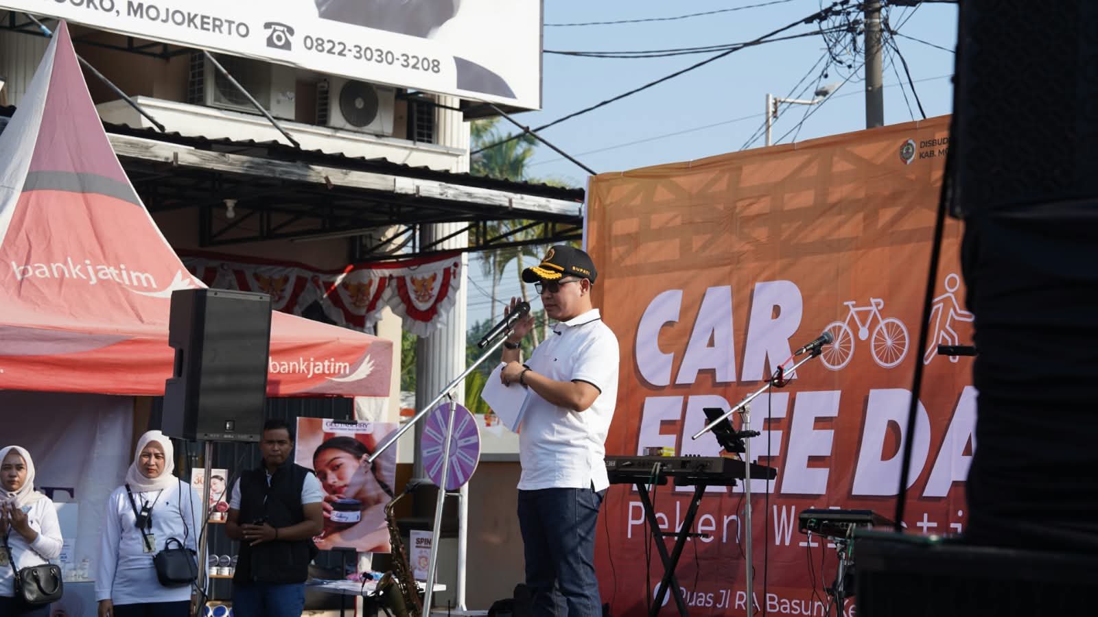 Dua Kali Sebulan, CFD Peken Wilwatikta di Jalan R.A Basoeni Digelar Pemkab Mojokerto