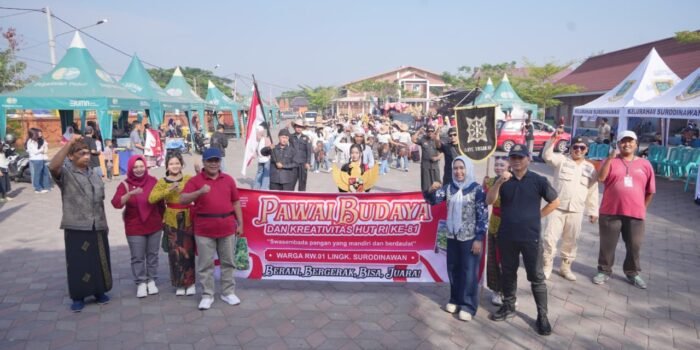 HUT ke-81 RI, Ribuan Warga Surodinawan Ikuti Pawai Budaya dan Cek IKD