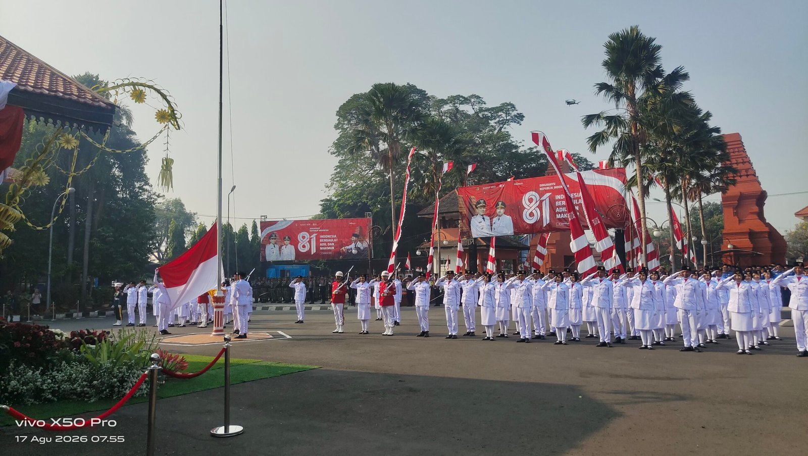 HUT RI ke-81, Bupati Mojokerto Soroti Pentingnya Keamanan untuk Wujudkan Daerah Maju
