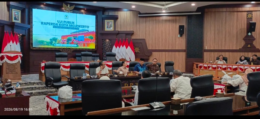 DPRD Kota Mojokerto Matangkan 3 Raperda Lewat Uji Publik
