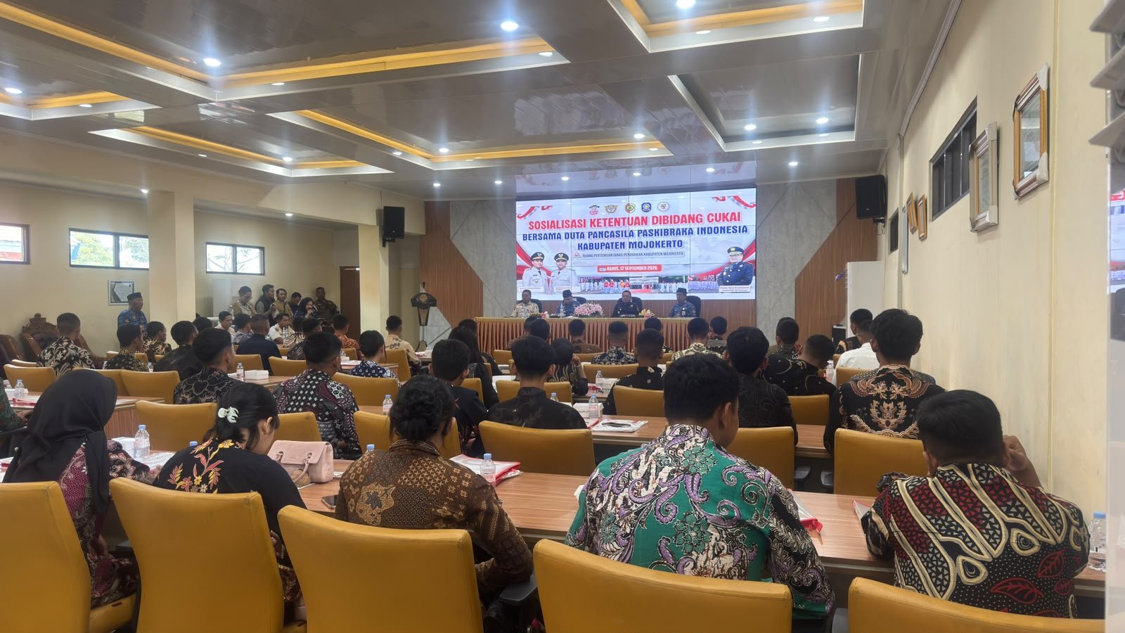 Gandeng Duta Pancasila, Pemkab Mojokerto Sosialisasi Pemberantasan Cukai Ilegal