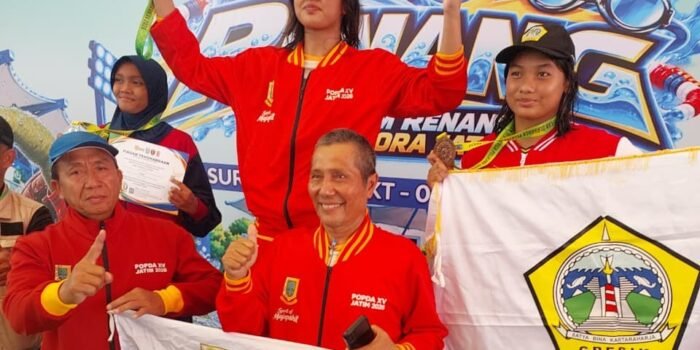Emas Pertama Kota Mojokerto di POPDA XV Jatim Disumbang Atlet Aquatik Baiq Aisyah